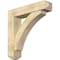 Ekena Millwork Thorton Craftsman Rough Sawn Bracket w/ Offset Brace, Douglas Fir, 8"W x 36"D x 36"H BKT0806X36X36THR04RDF - alternate 1